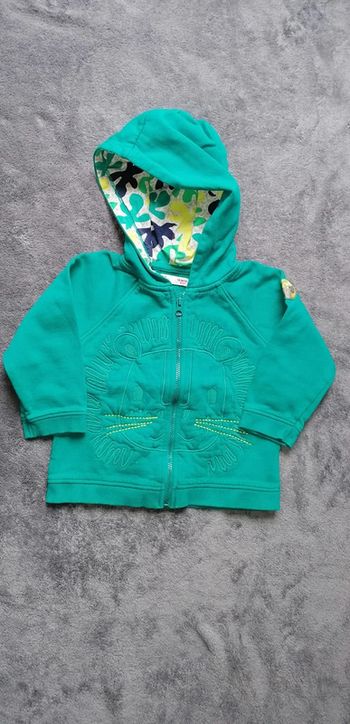 Veste zippée. DPAM. 18 mois