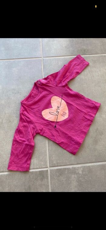 Tee shirt « Love Dad » 6 mois fille
