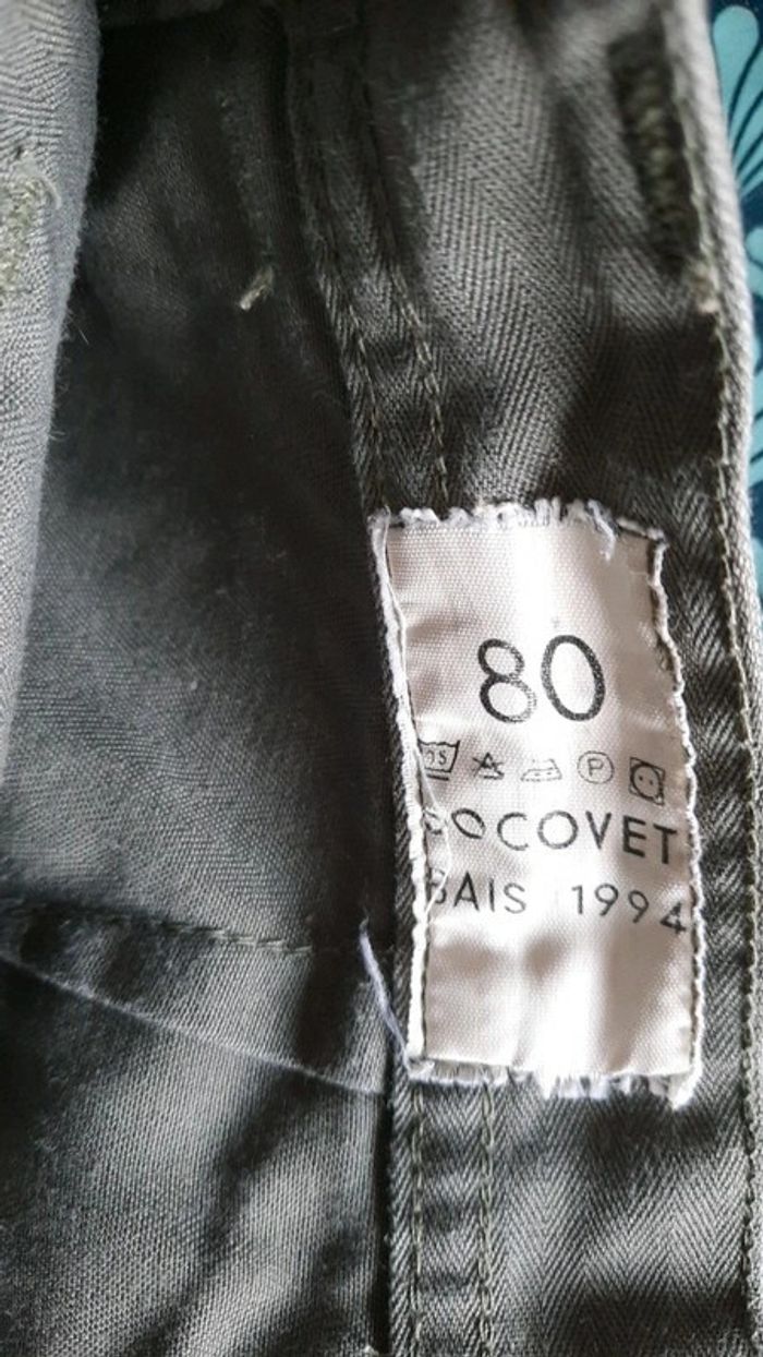 Short kaki toile taille small - photo numéro 2