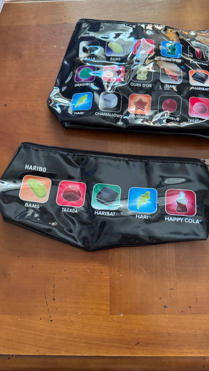 Ensemble de 3 petits sacs ou trousse Haribo - photo numéro 4