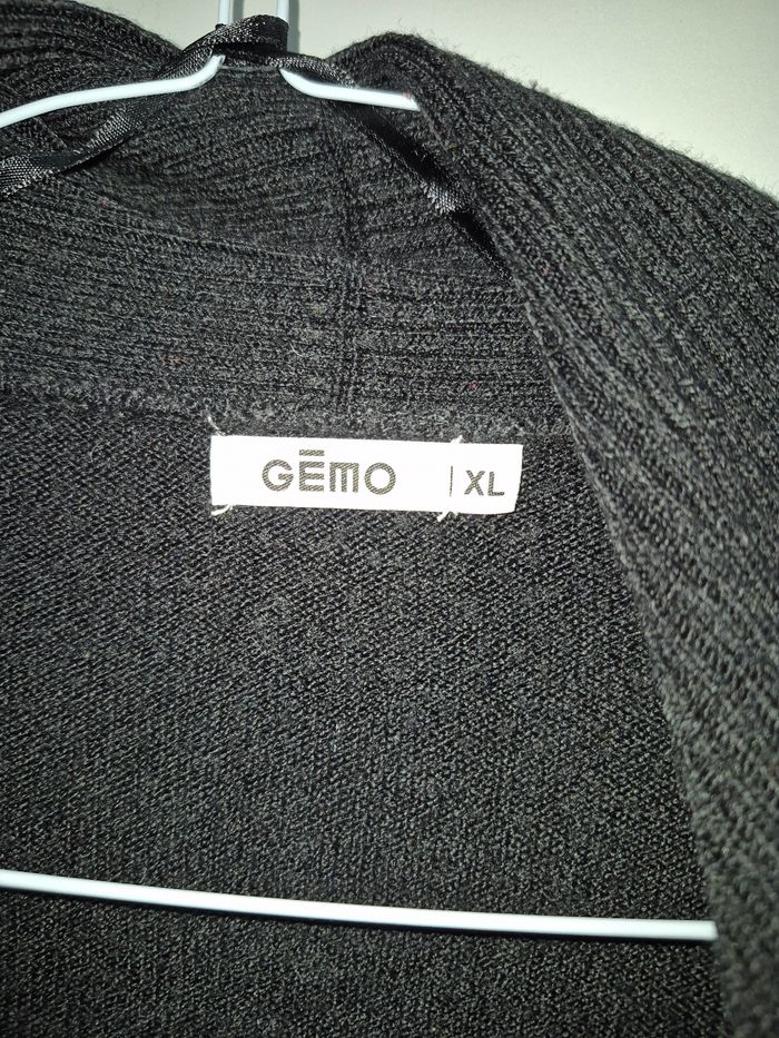 Gilet ouvert noir - photo numéro 2