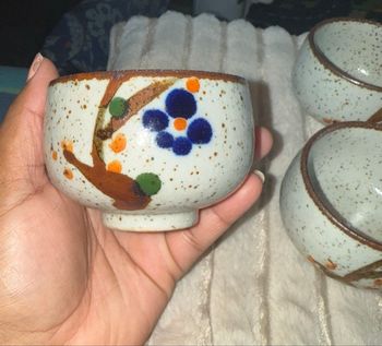 Lot de 5 tasses vintage
