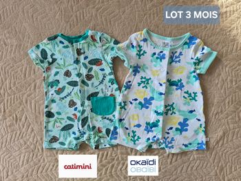 Lot de deux combishorts 🩵🐟