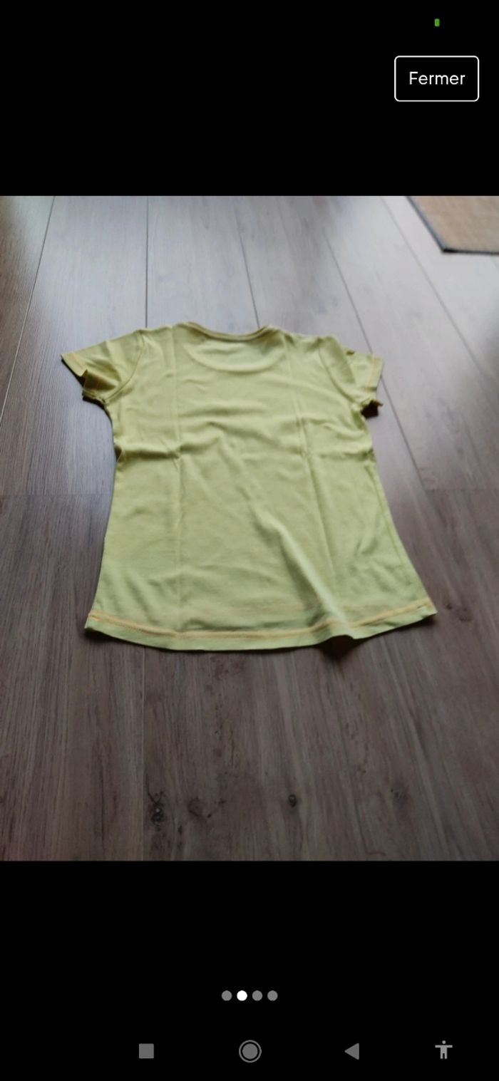 T-shirt jaune esprit 12 13 ans - photo numéro 2