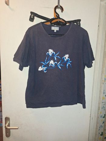 Tee-shirt bleu bonheur 42/44