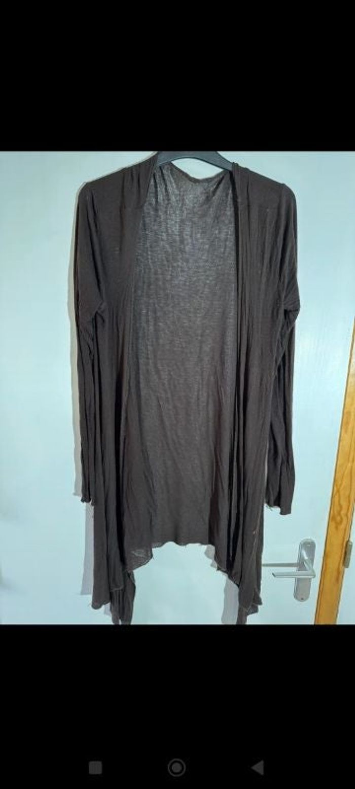 Gilet long femme