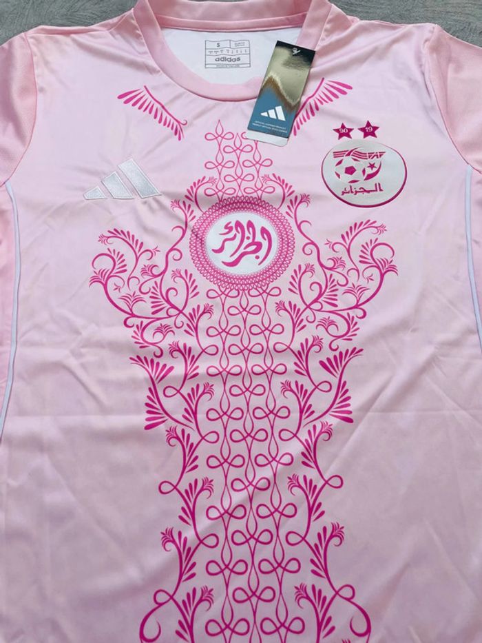 Maillot concept foot Algérie rose taille S - photo numéro 4