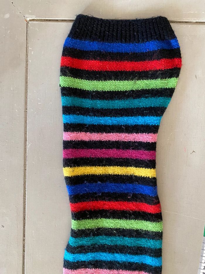 Écharpe enfant Sonia Rykiel noire à rayures colorées - photo numéro 10