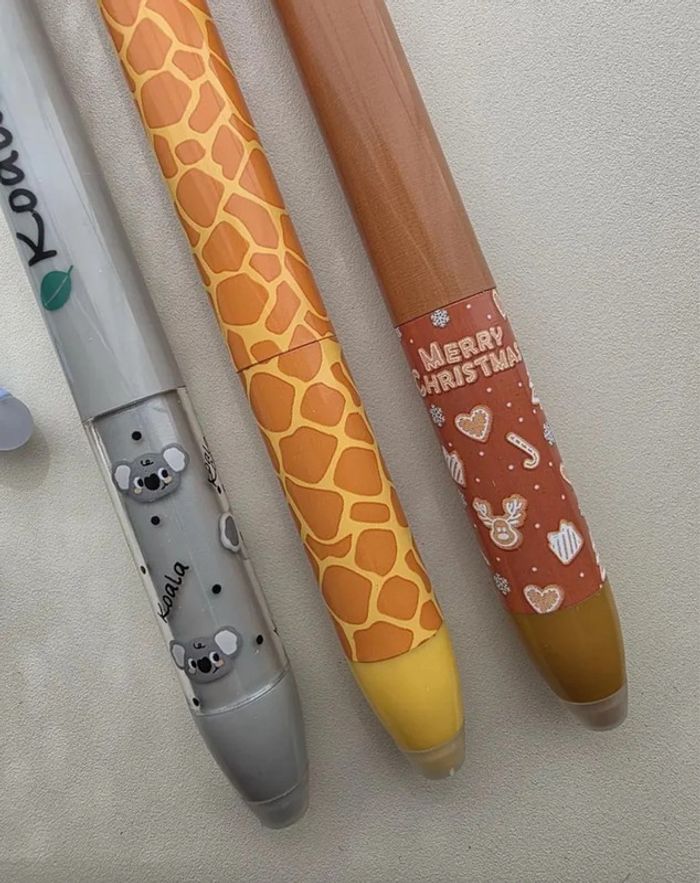 Stylo effaçable animaux - photo numéro 3