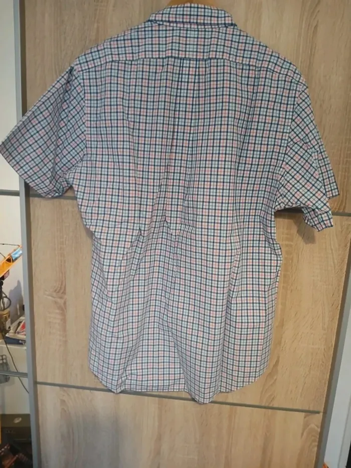Chemise à carreaux rouge bleu et blanc L ralph lauren - photo numéro 5