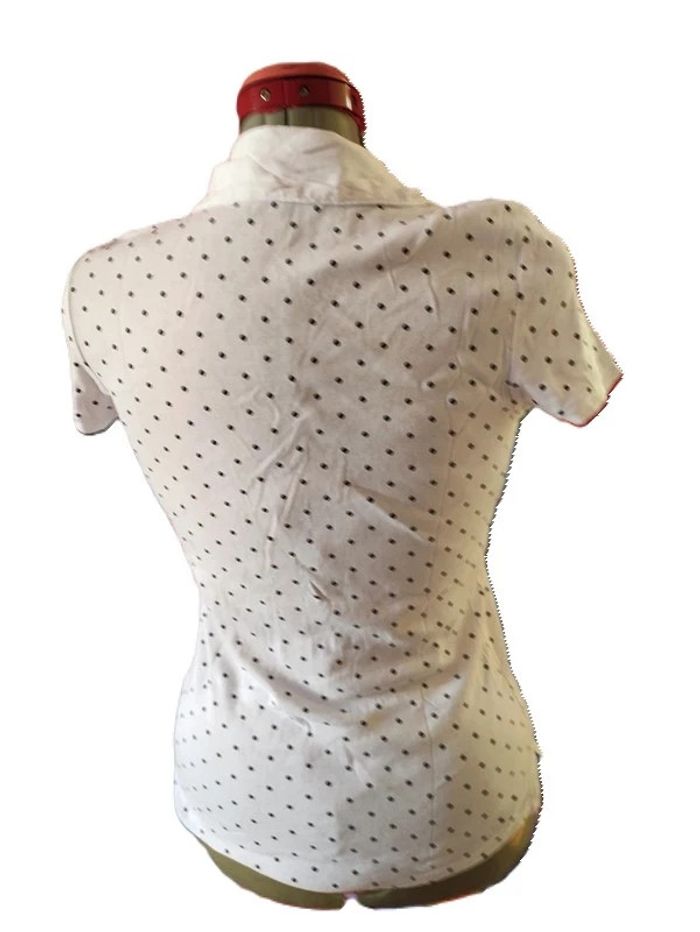 The shirt The basics taille M Blanc noir pois - photo numéro 3