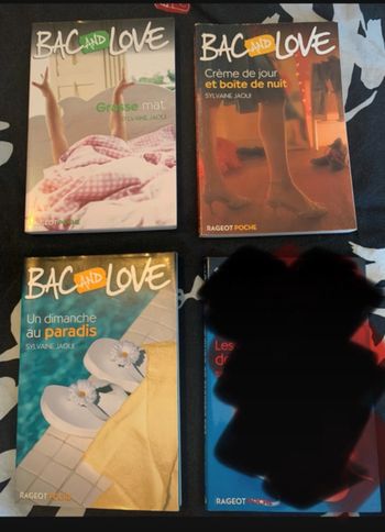 Lot livre Ado ” bac and love ”