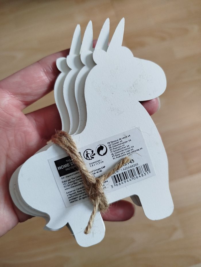 Dessous de verres licorne - photo numéro 5