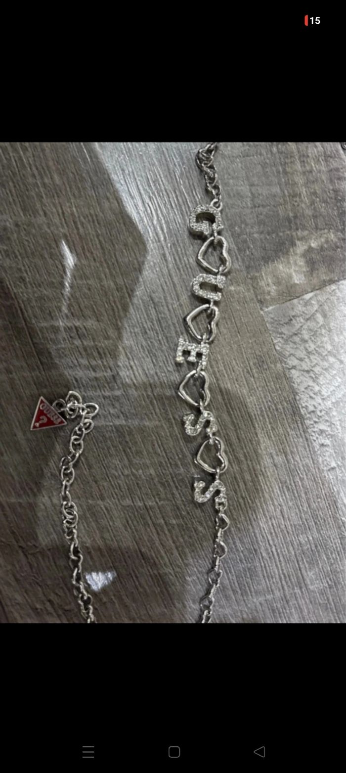 Collier coeur guess rare - photo numéro 3