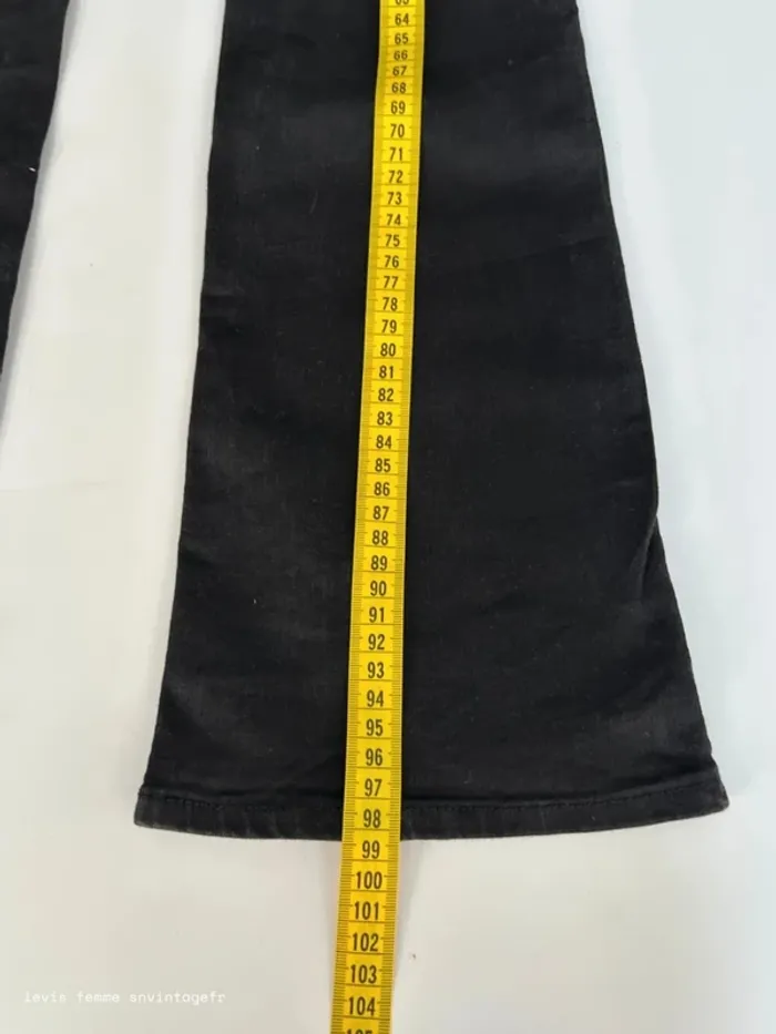 Jean Levi's Femme Noir | 725 High Rise Bootcut | Taille W26 L30 FR36 | Très Bon État | BP15 - photo numéro 11