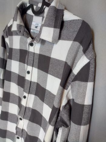 Chemise d'hiver a carreaux S