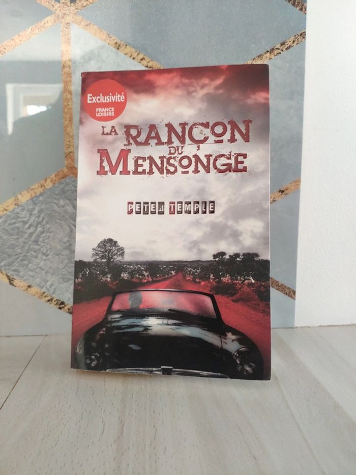 Livre grand format La rançon du mensonge Temple thriller