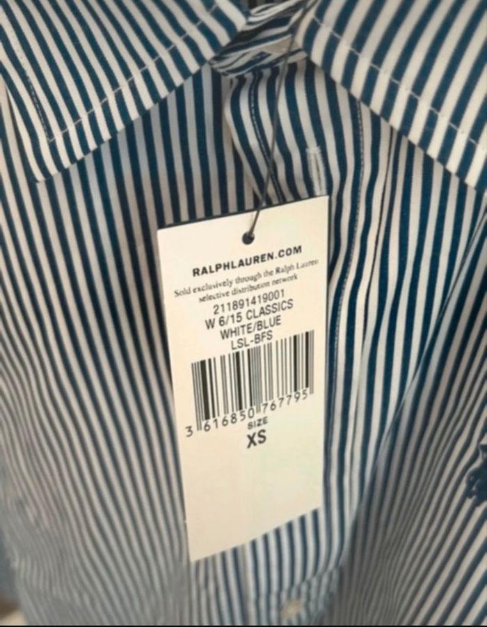 Chemise manches longues Ralph Lauren femme taille 34 - photo numéro 3