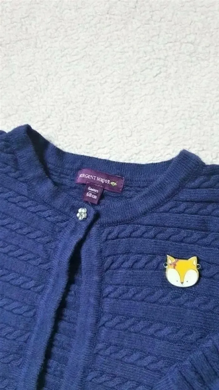 Ensemble blouse et gilet Sergent Major 6M - photo numéro 8