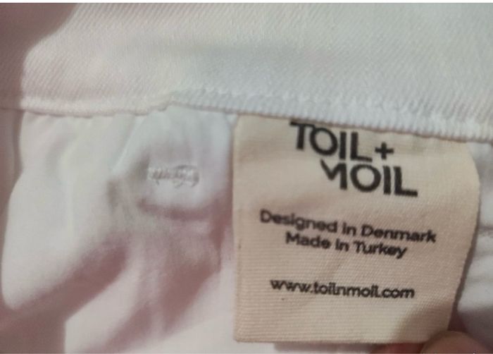 Pantalon blanc de travail 100% coton bio pour homme taille 64, Toil+ Moil - photo numéro 6