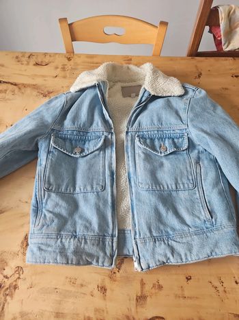 Veste jean doublée