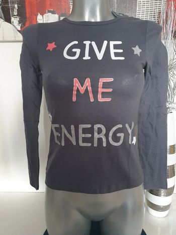 tee shirt manches longues  fille 12 ans