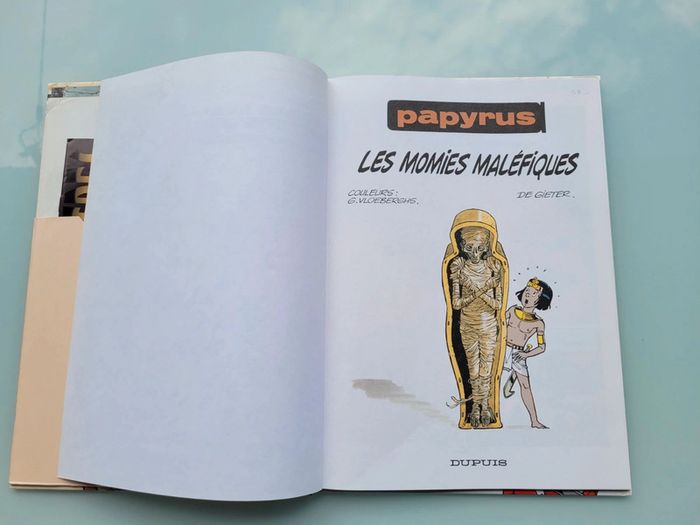 BD Papyrus, Les Momies Maléfiques, EO cotée avec poster (17) - photo numéro 8