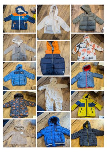 Lot gilets et vestes 12/18/24 mois