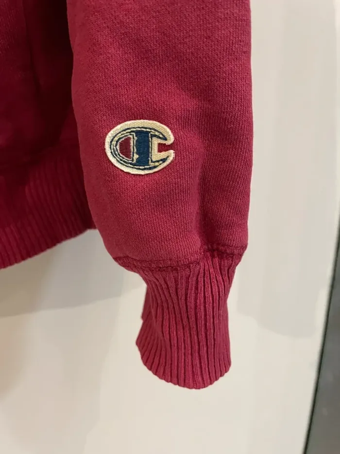 Champion Quarter zip red Mens L - photo numéro 2