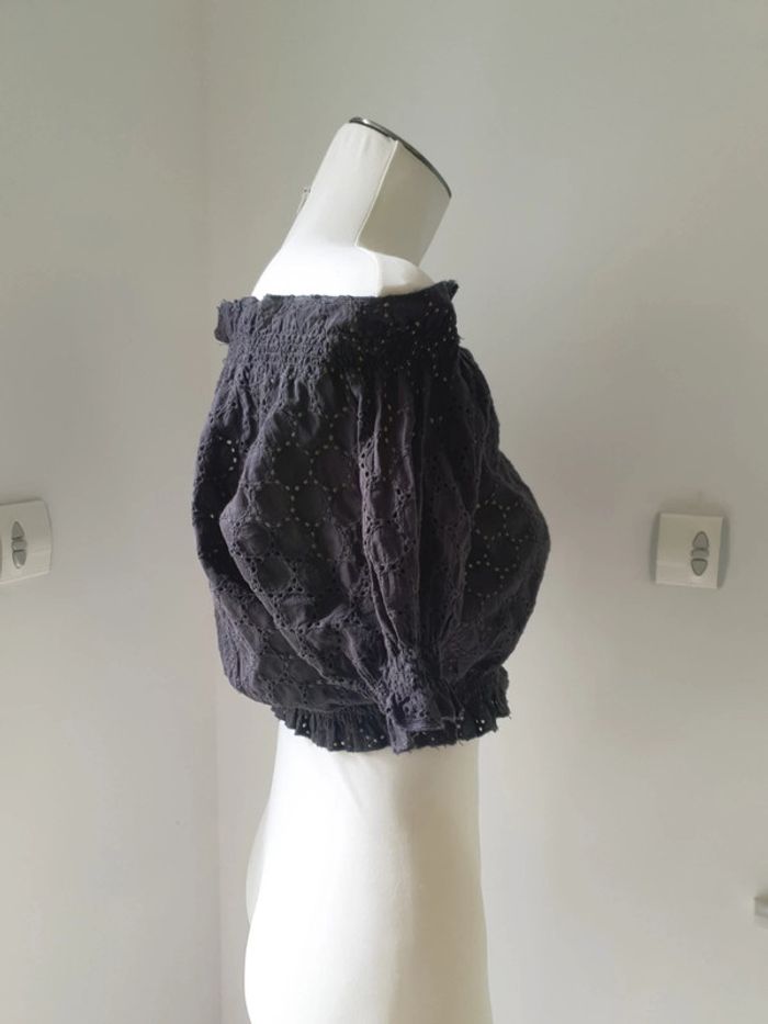 Top élastique bleu - photo numéro 4