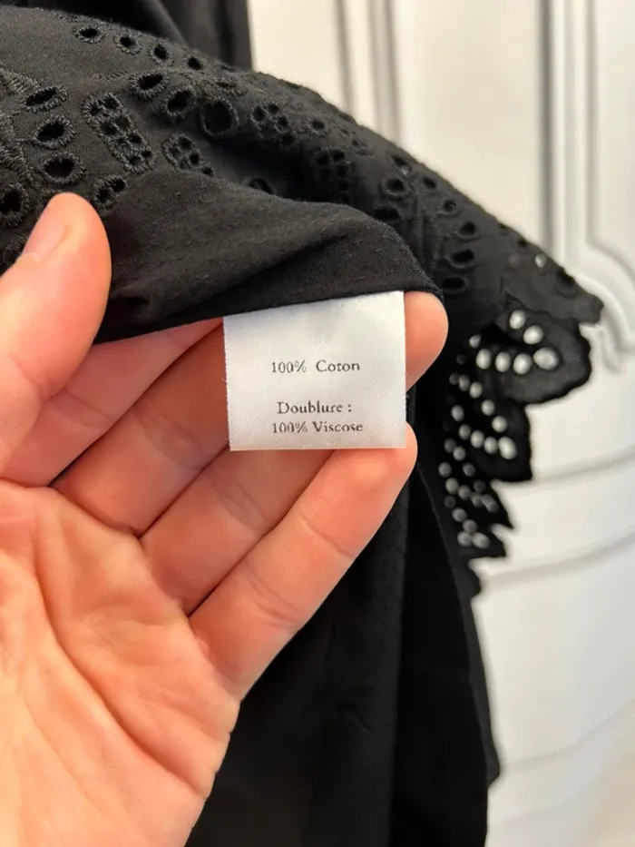 Robe noire Brodée Atelier Camille T1 / S neuve - photo numéro 6