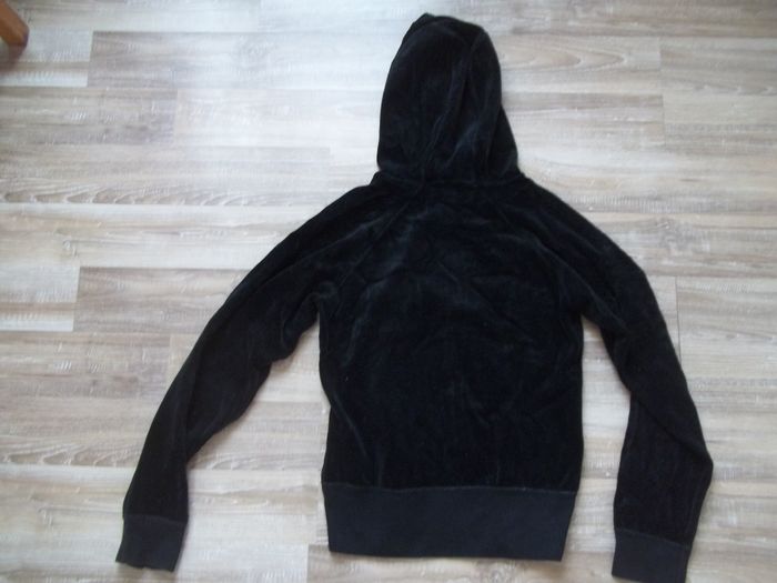 Gilet sweat velours noir 14 ans/156 cm - photo numéro 5