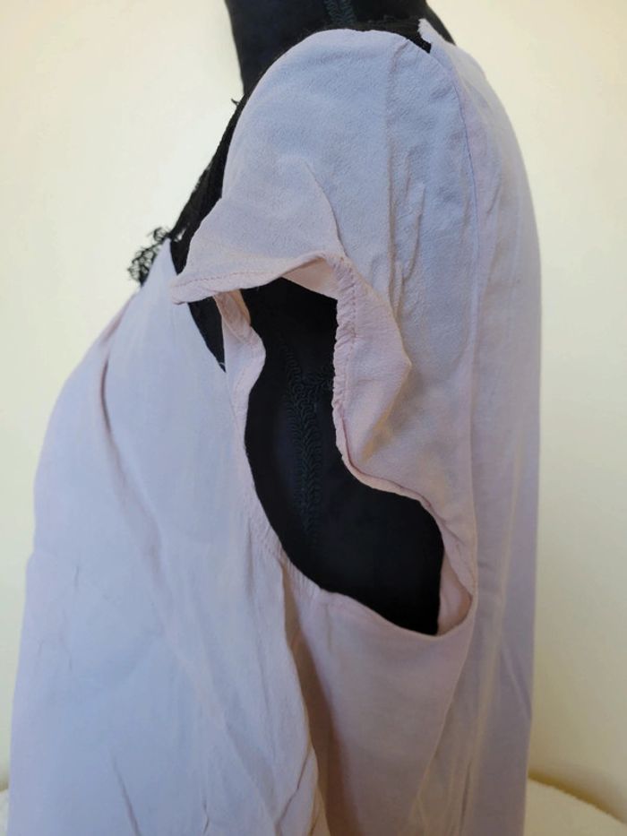 Haut rose avec dentelle Camaïeu - photo numéro 5