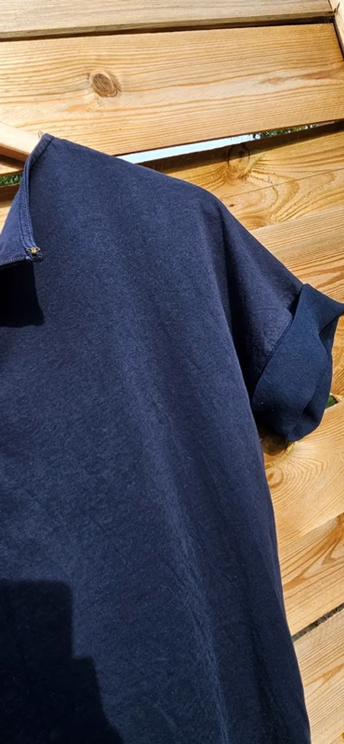 Maillot bleu Mango S - photo numéro 3