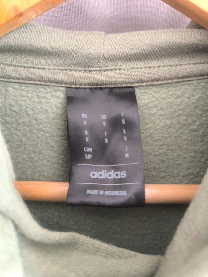 Sweat adidas vert clair taille S très bon état - photo numéro 7