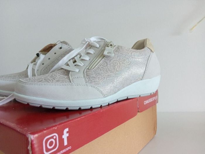 Baskets sneakers cuir confort neuves