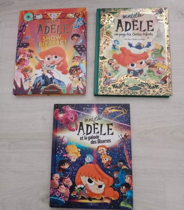 Lot livres hors serie Mortelle Adèle