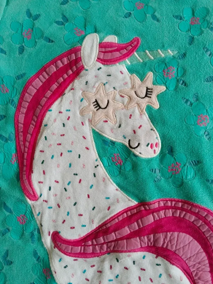 Pyjama velours licorne DPAM 10 ans - photo numéro 3