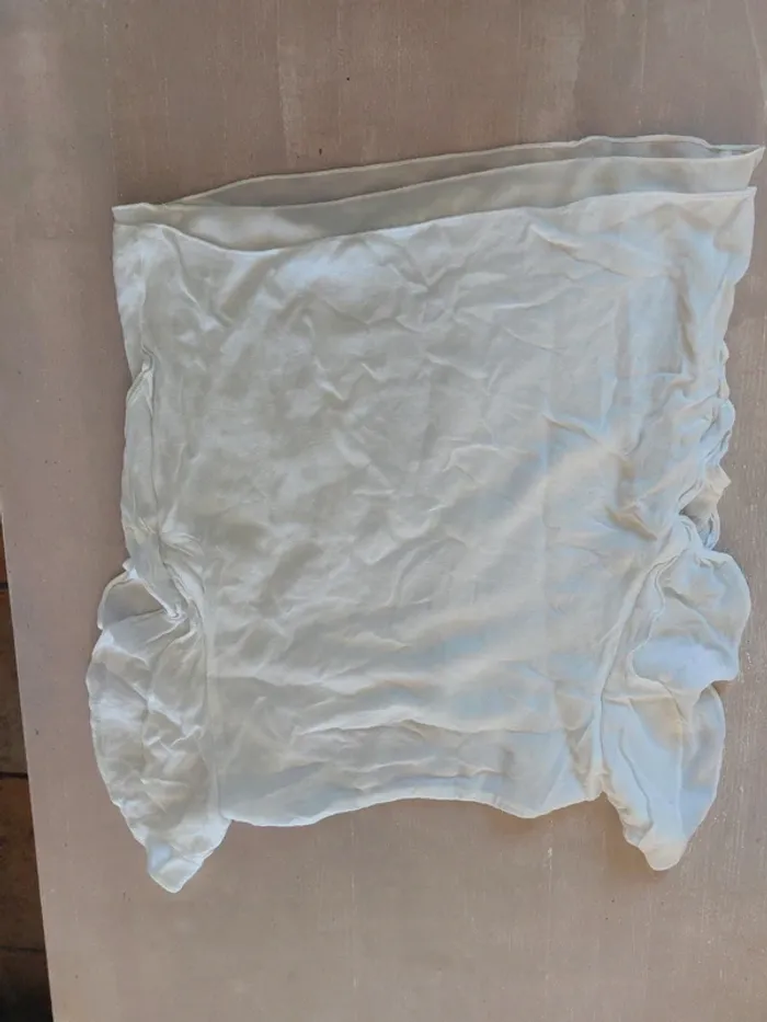 Haut blanc broderie femme - photo numéro 3