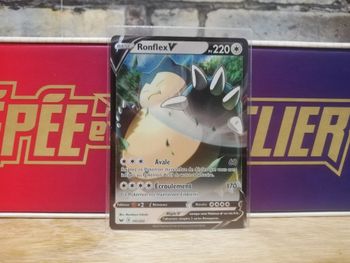 Carte Pokemon Ronflex V Épée et Bouclier