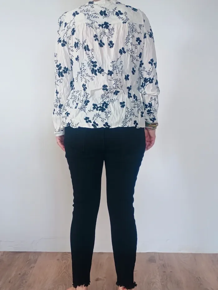 Jean noir skinny déchiré Six Values Denim – T38 - photo numéro 2