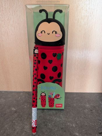 Trousse et stylo ladybug