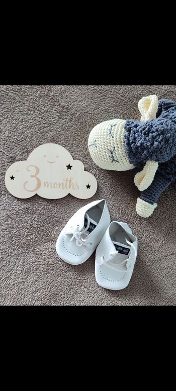 Chaussures cuir blanc