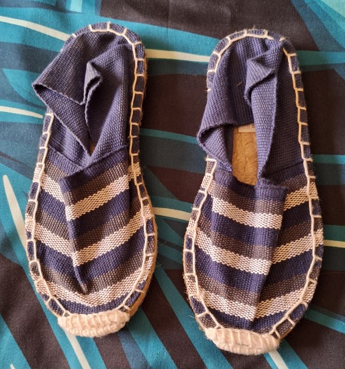 Espadrilles unisexe marine 28 - photo numéro 1