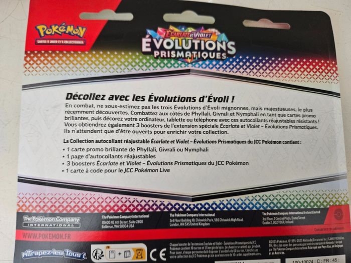 Pokemon évolutions prismatique neuf - photo numéro 3