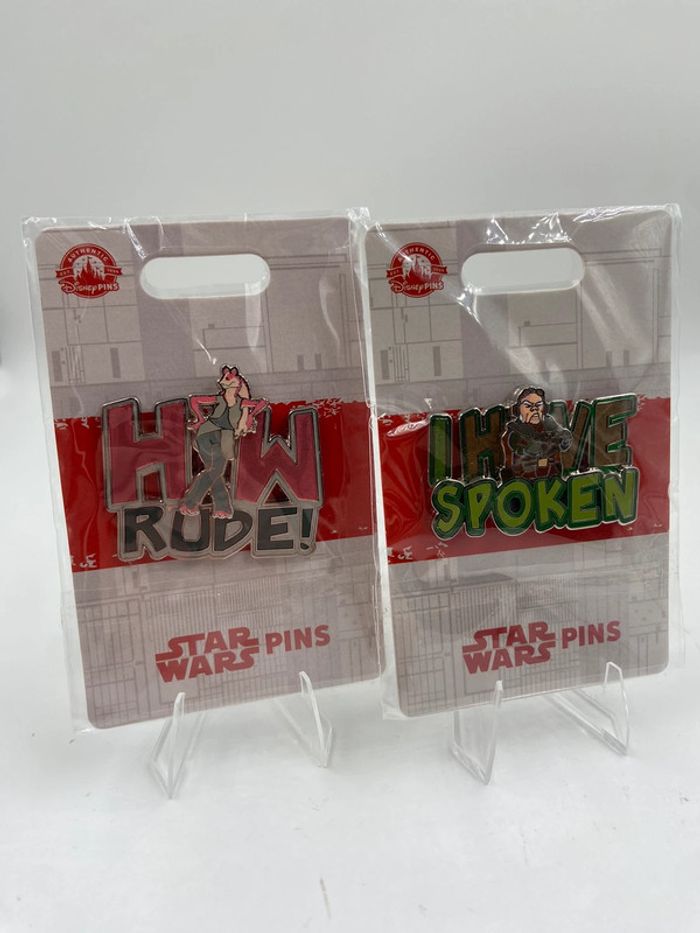 Set de Pin's Édition Limitée - Jar Jar Binks & Kuiil, Star Wars