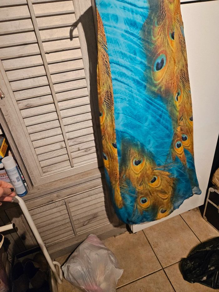 Robe sans manche Molly Bracken taille 2 "œil de paon" - photo numéro 4