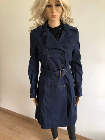 Trench bleu marine Mint&Berry taille 34 TBE