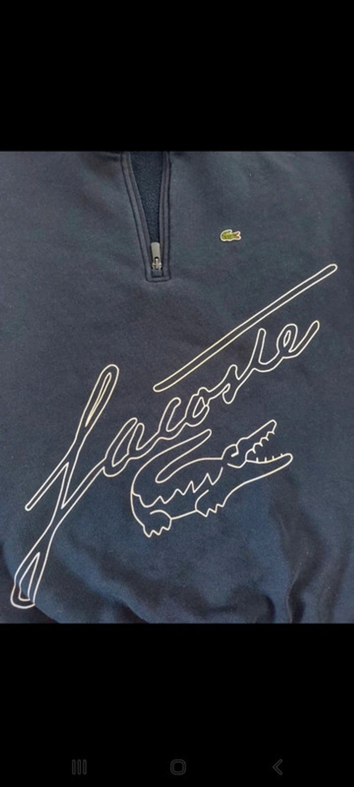 Sweat Lacoste taille 16 ans (176 cm) - photo numéro 2