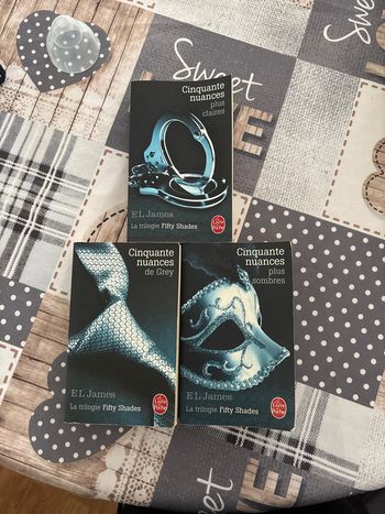 Lot de 3 livres Cinquante Nuances